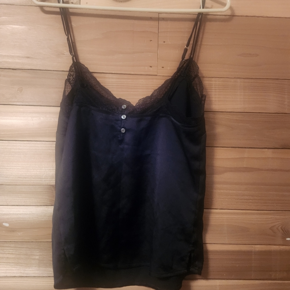 Abercrombie & Fitch Black Lace Trim Chemise Size Small - Picture 2 of 3